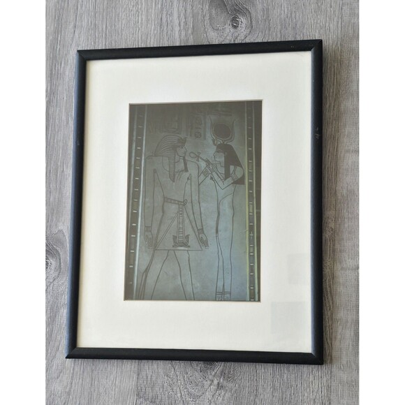 Other - Egypt Mural Print Amenhotep II Pharaoh and Goddes Framed Art